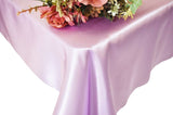 Rectangular Satin Tablecloth Lavender 54x108