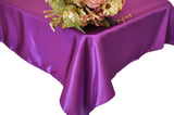 Rectangular Satin Tablecloth 54x108 Purple