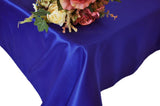 Rectangular Satin Tablecloth 54x108 Royal Blue