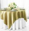Seamless Square Satin Table Overlay Premium Polyester Cloth