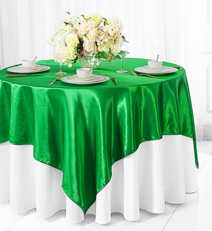 Elegant Satin Square Overlay – Seamless Event Cloth
