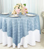 Square Lace Table Overlay 54x54 Dusty Blue