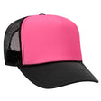 Trucker Hats Caps - Black/Hot Pink, Adjustable (1 Unit)