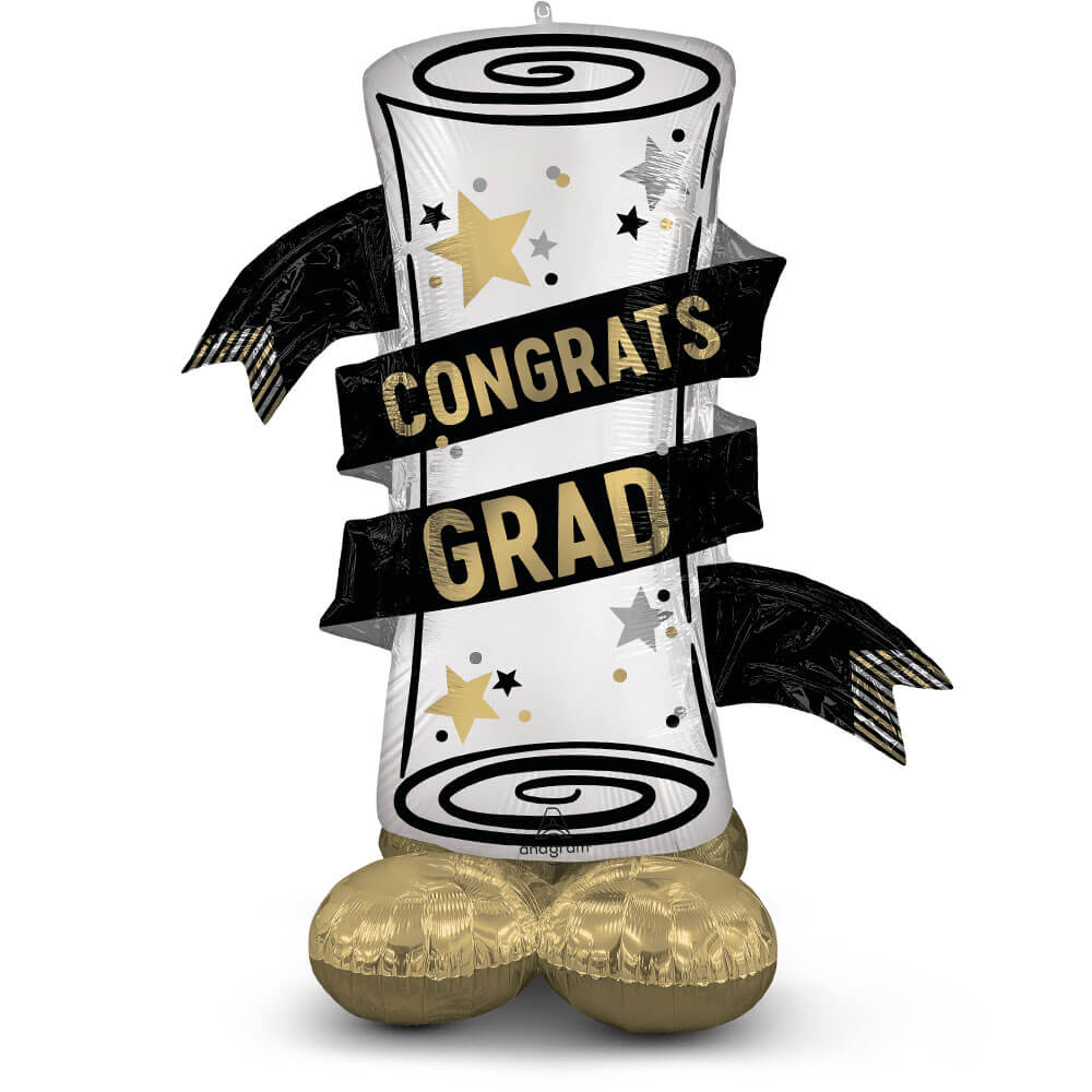 Graduation AirLoonz Diploma Balloon