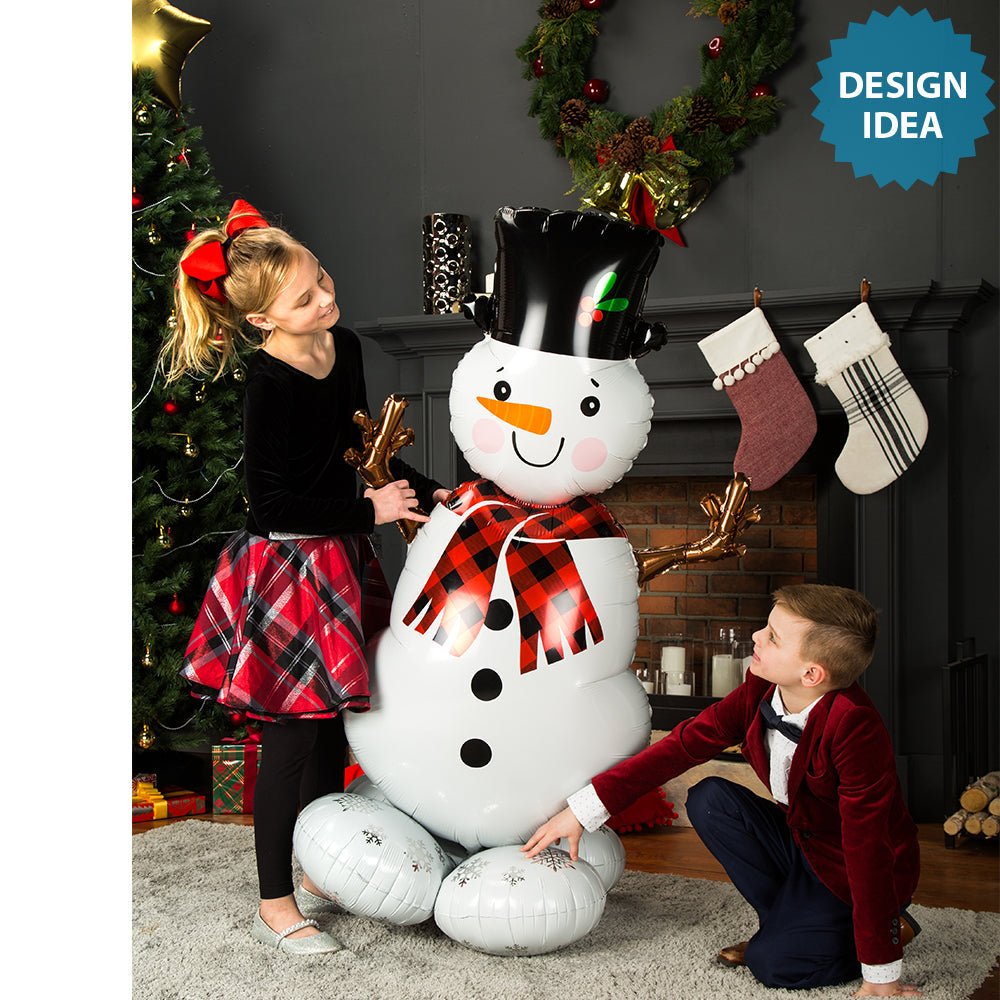 Snowman AirLoonz Foil Balloon