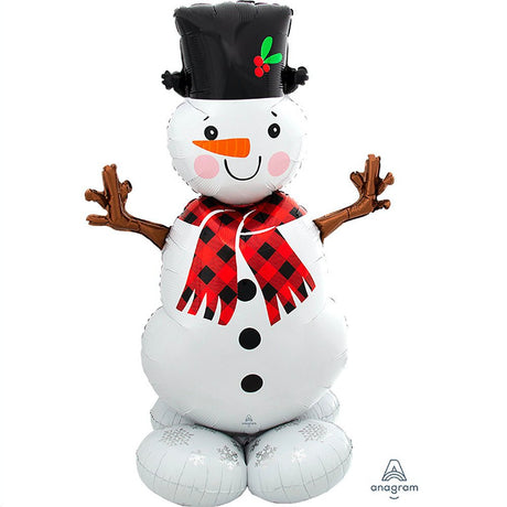 Snowman AirLoonz Foil Balloon