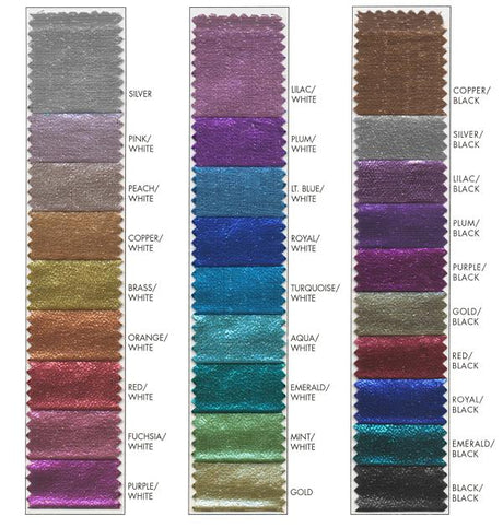 Tissue Lame Nylon Metallic Fabric - Gold / White, 45" Width (Rolled On Tube)