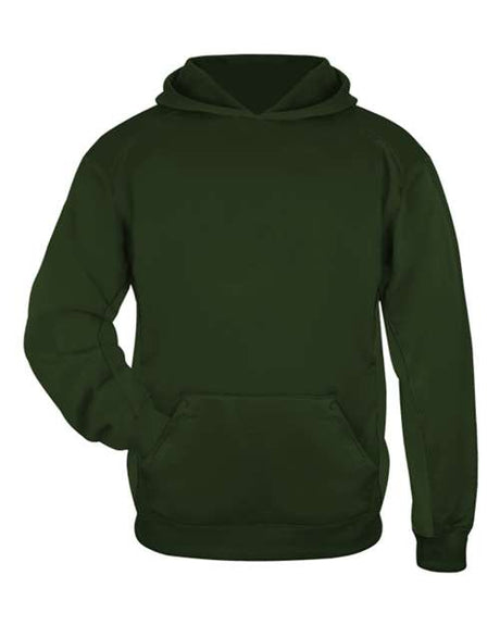 Badger Youth Performance Fleece Hooded Sweatshirt