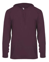 Badger Unisex B-Core Hooded Long Sleeve T-Shirt