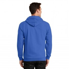 USA-made full zip hooded sweatshirt