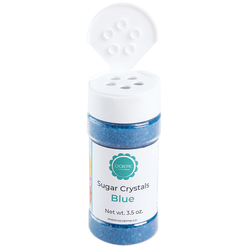 O'Creme Blue Sugar Crystals, 3.5 oz.