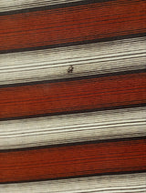 Wool Striped Fabric Brown Beige