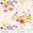 Cotton Floral Print Fabric Aviva Ceremony Pearl 44/45"