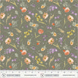 Cotton Floral Print Aviva Charm Thyme 44/45" Fabric