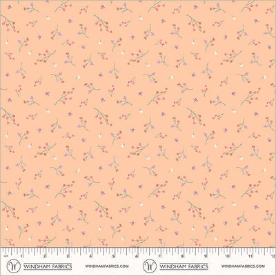 Cotton Print Aviva Sprig Ballet 44/45 Fabric