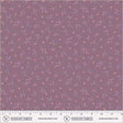 Cotton Floral Fabric Aviva Sprig Amethyst 44/45"