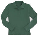 Girls Long Sleeve Knit Polo T-shirt | RADYAN®