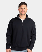 Next Level® Long Sleeve Fleece Quarter-Zip Pullover