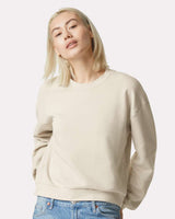 American Apparel® ReFlex Women's Fleece Crewneck Long Sleeve Sweatshirt
