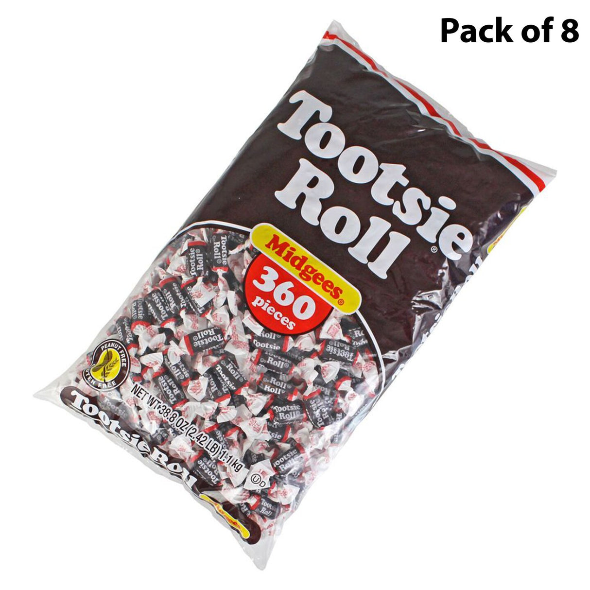 Tootsie Rolls Candy - A Tasty Treat | Individually wrapped-360 pieces per unit