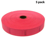 Single Roll Coupon Tickets Multi-colors