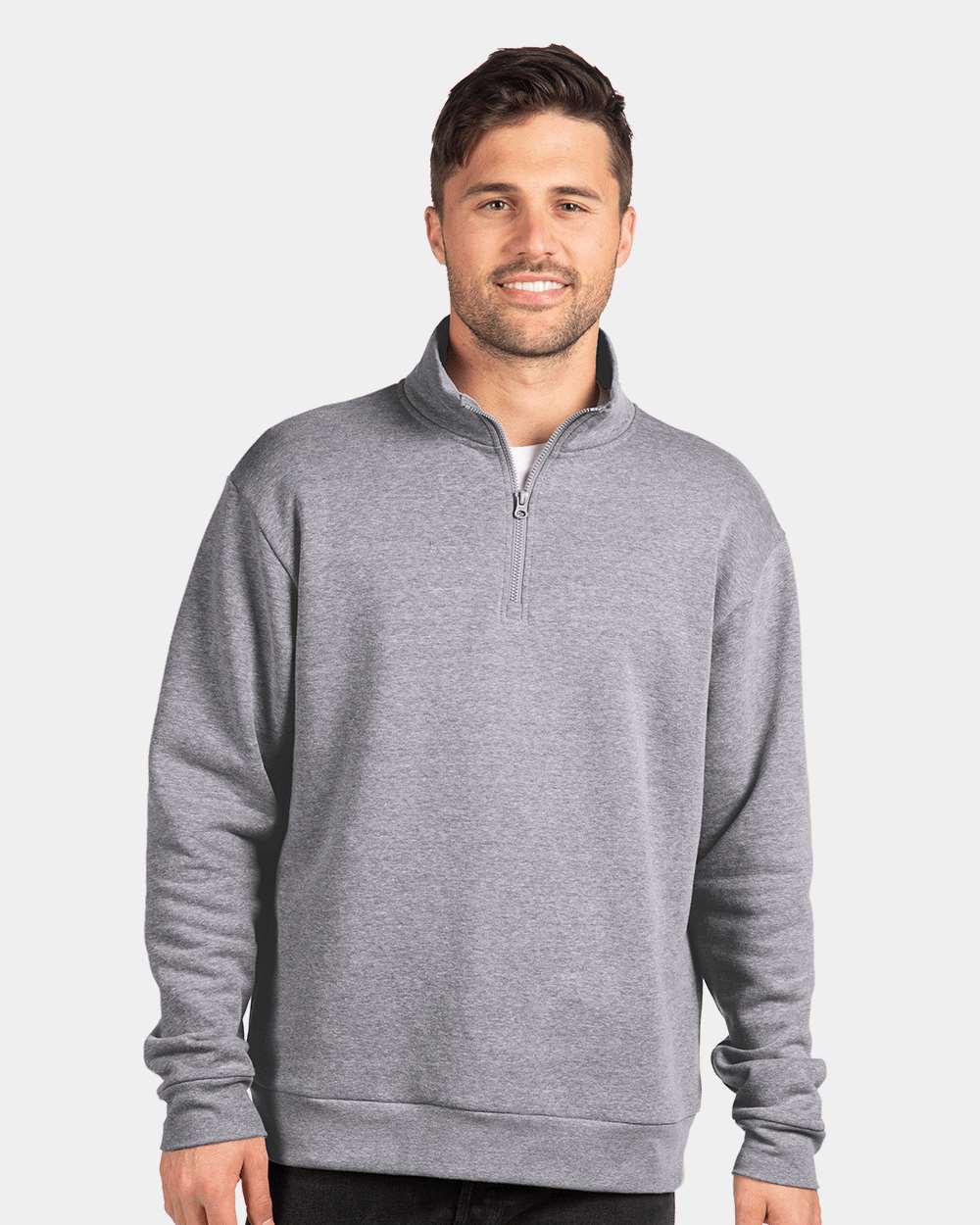 Next Level® Fleece Quarter-Zip Long Sleeve Pullover