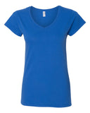 Gildan Softstyle Women’s V-Neck T-Shirt - Slim Fit Soft Cotton Wear