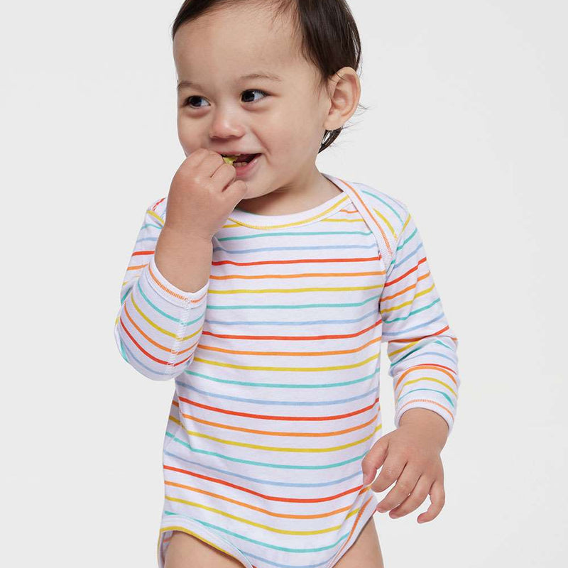 RADYAN® Infant Fine Jersey Long Sleeve Bodysuit
