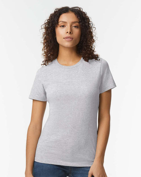 Gildan Women's Cotton Crewneck Short Sleeve T-Shirt – Soft Casual Tee