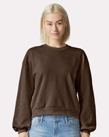 American Apparel® ReFlex Women's Fleece Crewneck Long Sleeve Sweatshirt