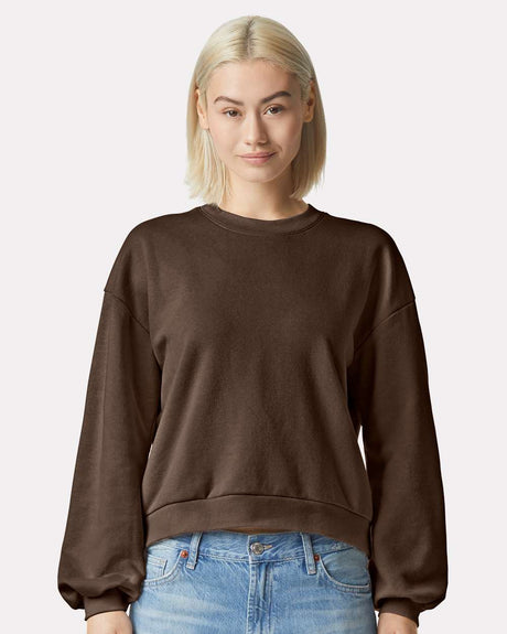 American Apparel® ReFlex Women's Fleece Crewneck Long Sleeve Sweatshirt