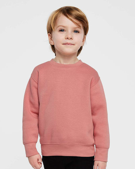 RADYAN® Toddler Fleece Crew Neck Long Sleeve Sweatshirt - 3317