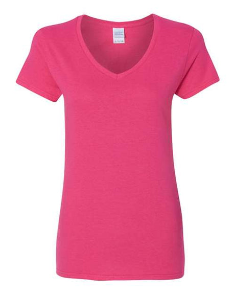 Gildan® Heavy Cotton Women’s V-Neck Short Sleeve T-Shirt