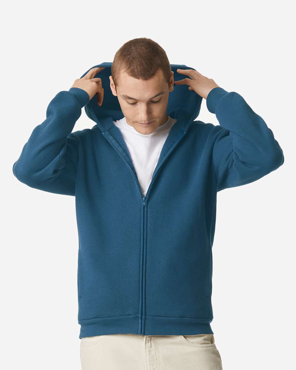 American Apparel® ReFlex Fleece Full-Zip Hoodie