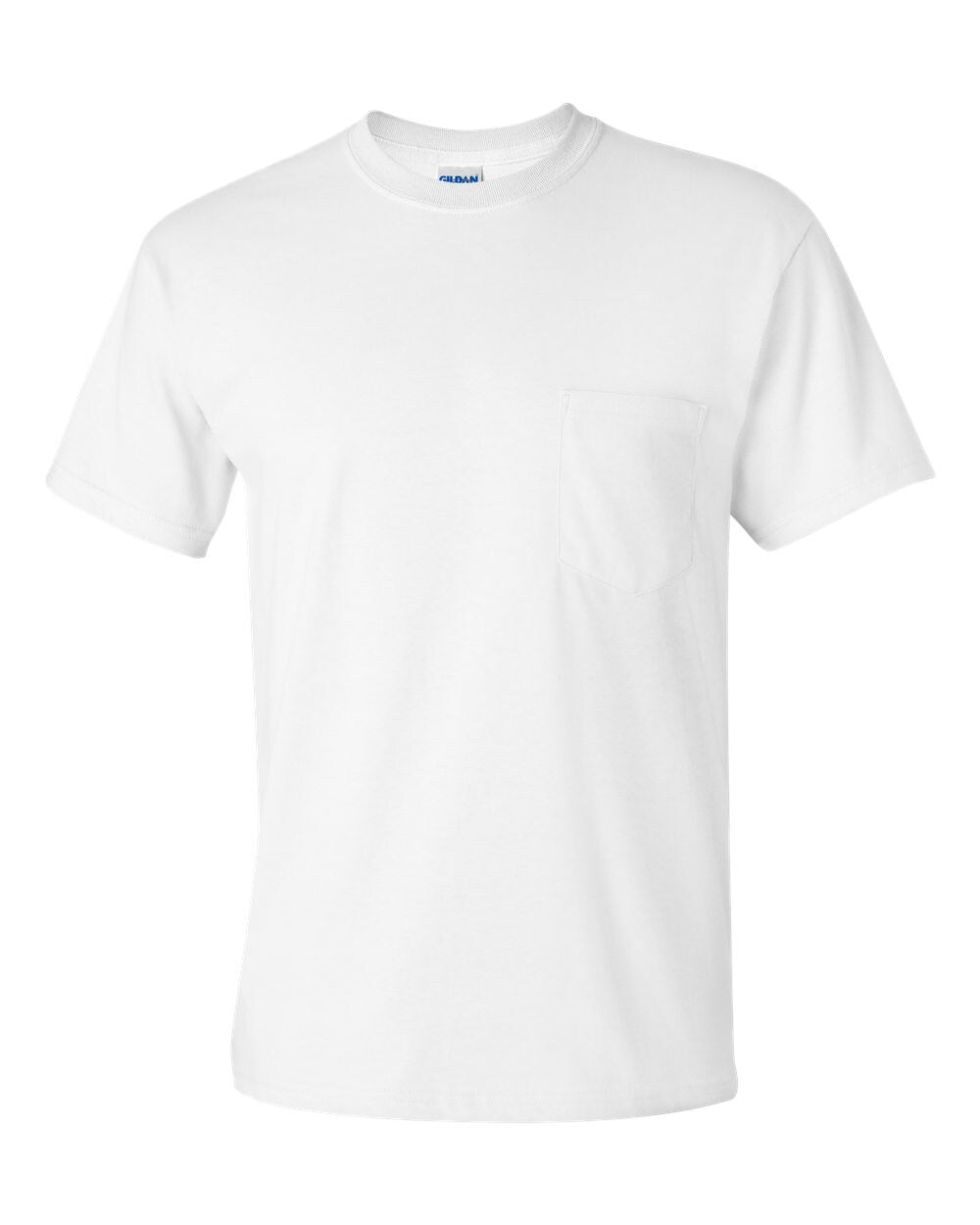 Gildan® Ultra Cotton Crewneck Short Sleeve Pocket Tee - 2300