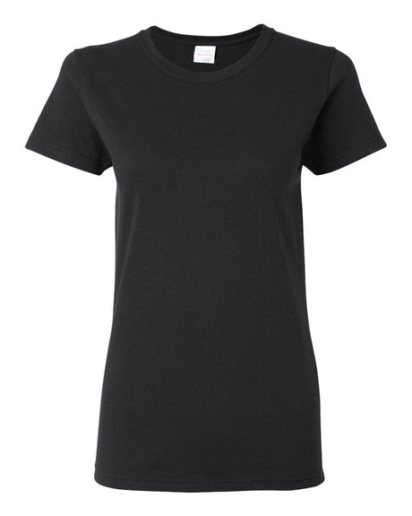Camiseta con cuello redondo de algodón grueso para mujer Gildan – Camisa suave