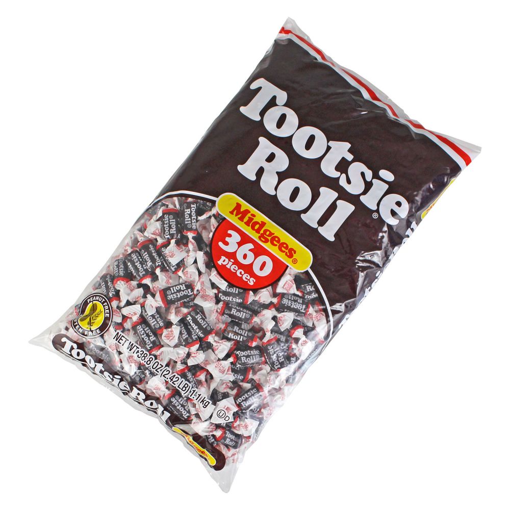 Tootsie Rolls Candy - A Tasty Treat | Individually wrapped-360 pieces per unit