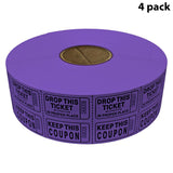 Double Roll Coupon Tickets Multi-colors | Special offers your shopping experience