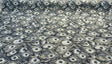 Peacock Silver Animal Upholstery Jacquard Fabric - Silver Beige Gray With Hints Of Antique Gold, 1 Yard
