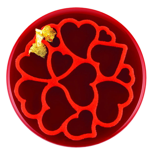 Silikomart Mini Love Decorative Silicone Mold, 0.4 oz. - Pack of 6