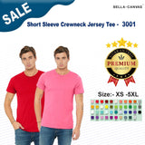 BELLA+CANVAS® Short Sleeve Crewneck Jersey Tee
