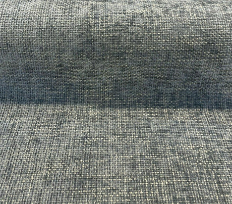 Soft Tweed Mont Clair Chenille Upholstery Fabric - Gray Battleship, 56" Width (By The Yard)
