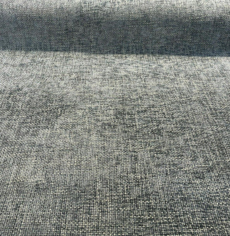 Soft Tweed Mont Clair Chenille Upholstery Fabric - Gray Battleship, 56" Width (By The Yard)
