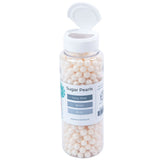 Ivory Pink Sugar Pearls Decoration Balls, 8mm - 8 oz.