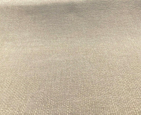 Soft Tweed Mont Clair Chenille Upholstery Fabric - White Cloud, 56" Width (1 Yard)