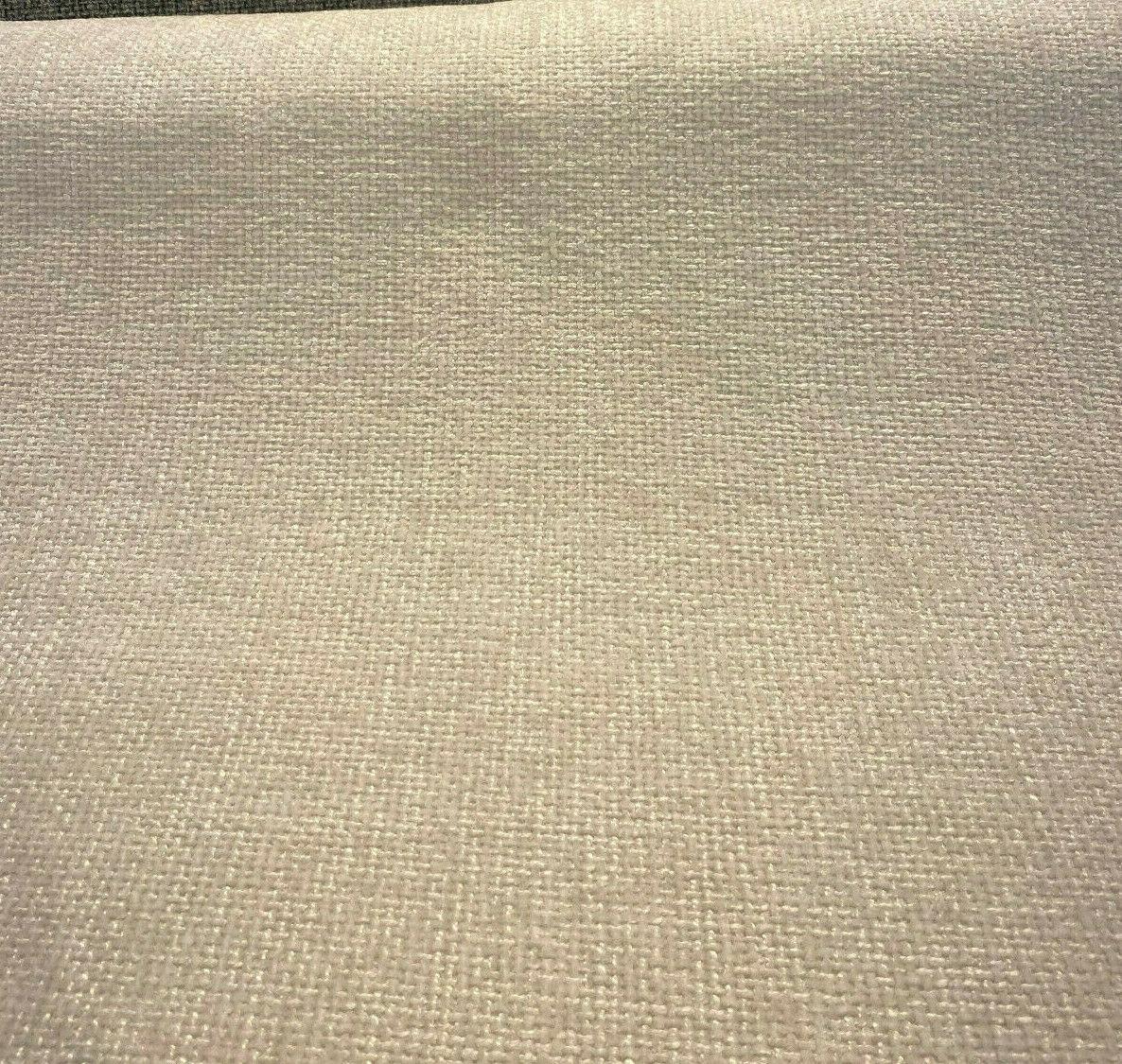 Soft Tweed Mont Clair Chenille Upholstery Fabric - White Cloud, 56" Width (1 Yard)