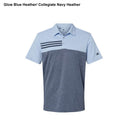 Adidas® Heathered Colorblocked 3-Stripes Polo