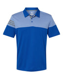 Adidas® Heathered 3-Stripes Colorblocked Polo