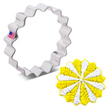 Ann Clark Fluted Circle Cookie Cutter, 4"