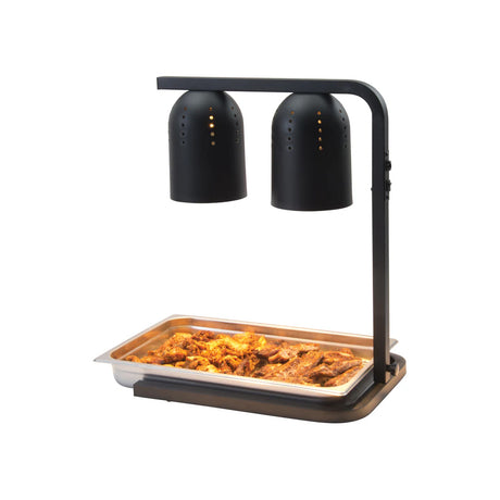 Winco 3 Position Black Electric Heat Lamp